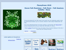 Tablet Screenshot of flaxey-green.co.uk